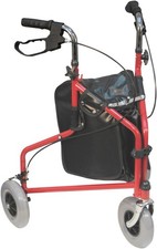 Aidapt Red Steel Tri Walker