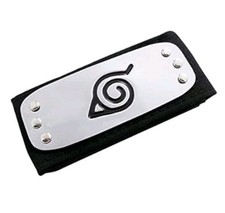 Naruto Hidden Leaf Village Ninja Black Headband Cosplay