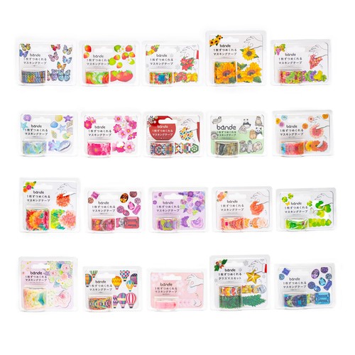 Bande washi tape - mega, pack