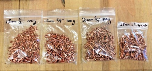 100g 500g copper tacks 2 - 100g,