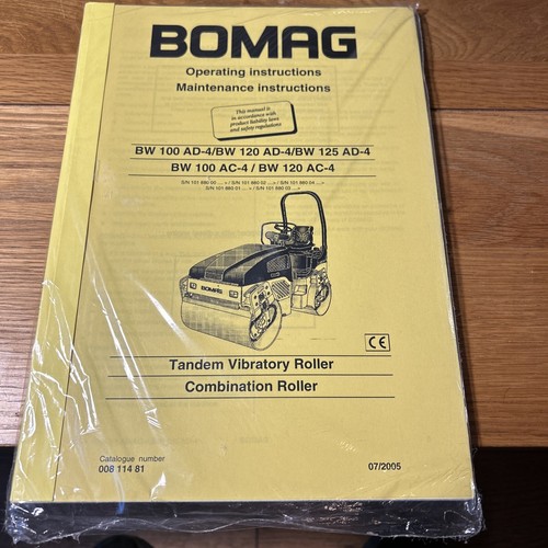 Bomag tandem vibrating roller - bomag,