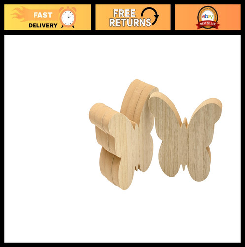Unfinished wooden butterfly - wooden,