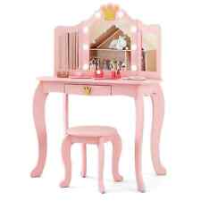 COSTWAY Kids Vanity Set