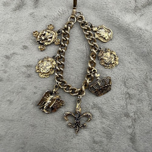 Vintage heraldic charm - vintage,