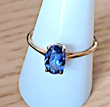 AA Tanzanite 9K Yellow Gold