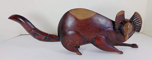 Vintage large hand carved - vintage,