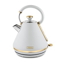 Tower T10044WHT Cavaletto Pyramid Kettle with Fast Boil, Detachable Filter,