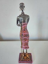 Masai Women Figure Bronze 