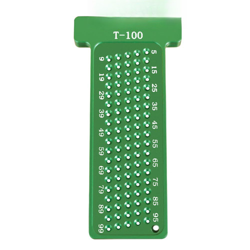 Square ruler 100mm inch - 100mm,
