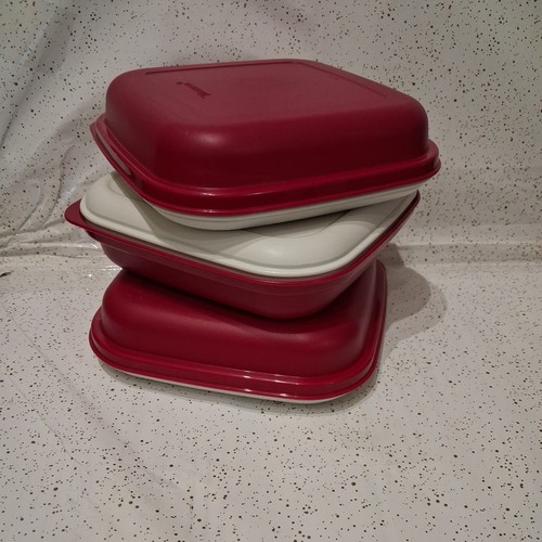 Tupperware set three square - tupperware,