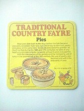 Vintage COATES  CIDER / PIES  Cat No'58    Beer mat / Coaster
