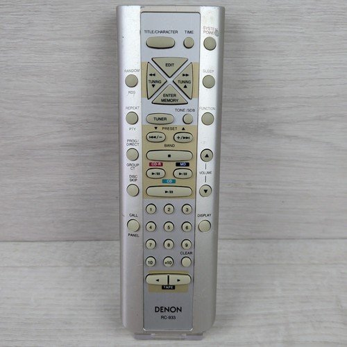 Denon 933 remote - rc-933,