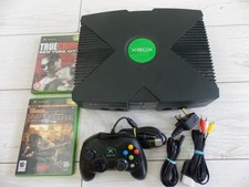 ORIGINAL MICROSFT XBOX FULL SET UP 2 GAMES SPECIAL EXTRAS READ DESCRIPTION