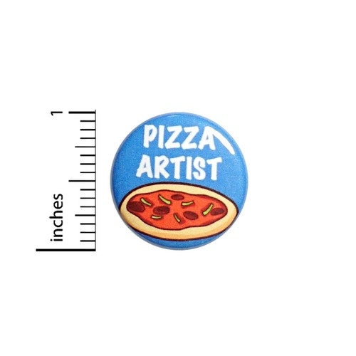 Pizza artist fridge magnet - pizza,