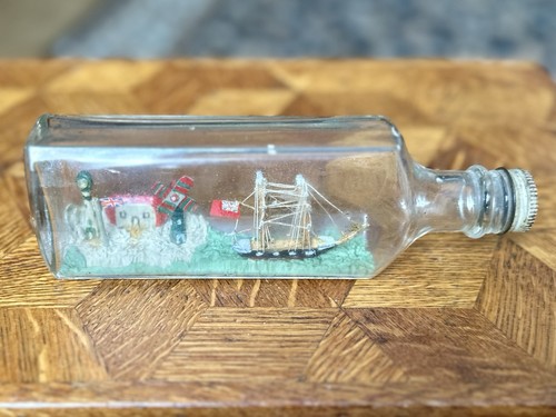 Vintage sailor folk art ship - folk,