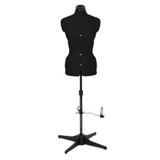 Adjustable Dressmakers Dummy, 8 Part, Plain Black, Available in 2 Sizes