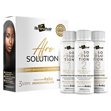 Afro Kera Protein Texture Release Brazilian kit 3x 120ml Smooth Renew