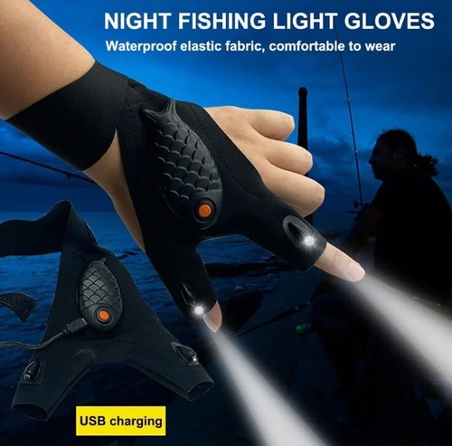 Led glow gloves - gloves, finger