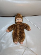 Vintage Monchichi Monkey Sucky Thumb 15inch soft toy 