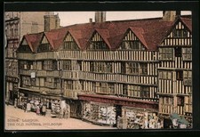 London, The Old Houses, Holborn, Postcard 
