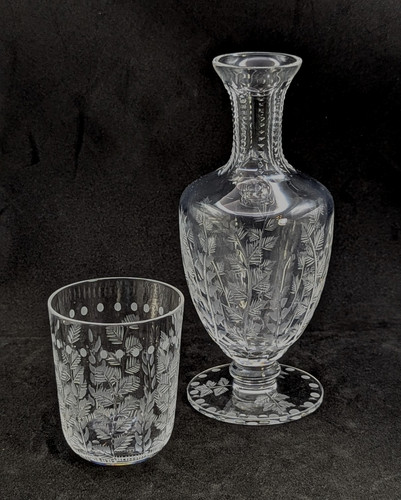 William yeoward crystal etched - william,