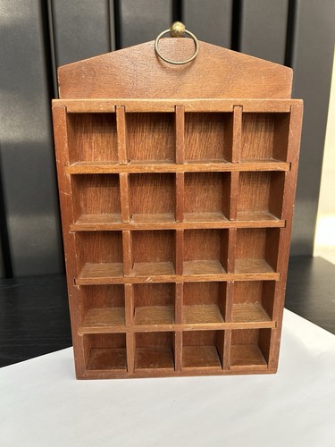 Wooden thimble shelf - thimble, storage