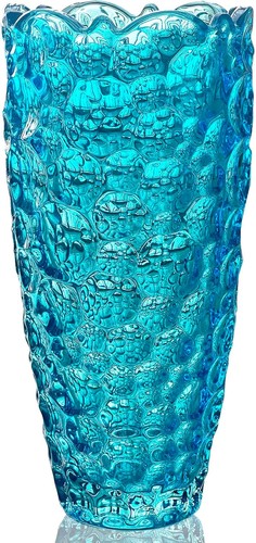 Blue glass vase - vase, for