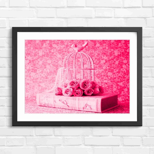Pink roses and birdcage shabby - and,
