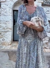 Zara balloon sleeves ditsy