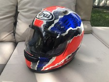 Arai Quantum/f Helmet Doohan Jubilee with spare tinted visor - used, size L