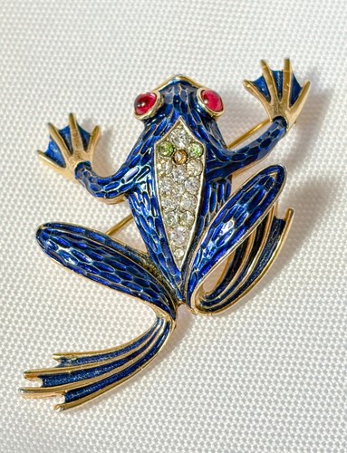 Crown trifari vintage - vintage, blue
