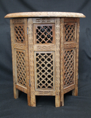 Vintage eastern carved wooden - carved,