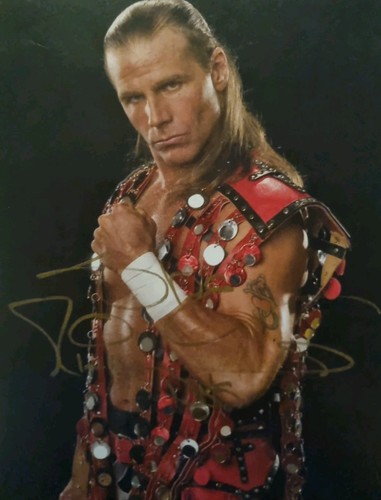 Wwf hbk shawn - michaels, signed