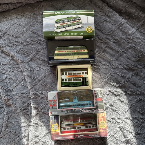 Blackpool tram bundle corgi - bundle,