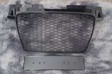 MK2 Audi TTRS Style 2006-2014 Front Diamond/Honeycomb Gloss Black Grille