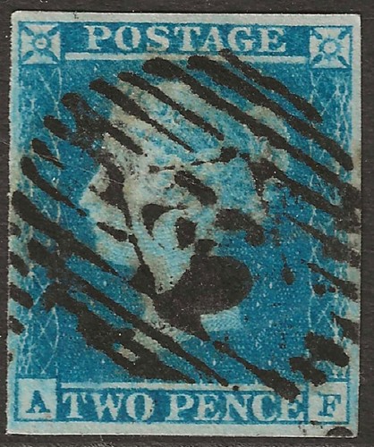 1849 two penny blue - two,