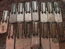 TRIPLEX job lot of 15 x slides from pool table / football table coin mechs