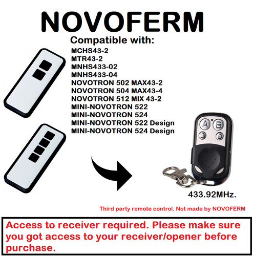 For novoferm mini novotron - for, mini-novotron