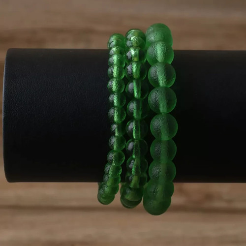 Czech moldavite bracelet - moldavite,