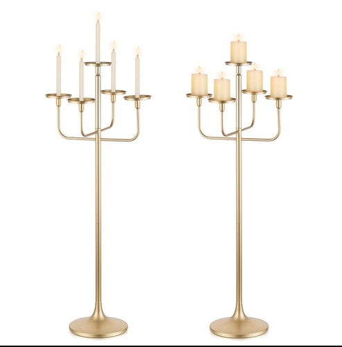 Sziqiqi gold candelabra - sziqiqi,