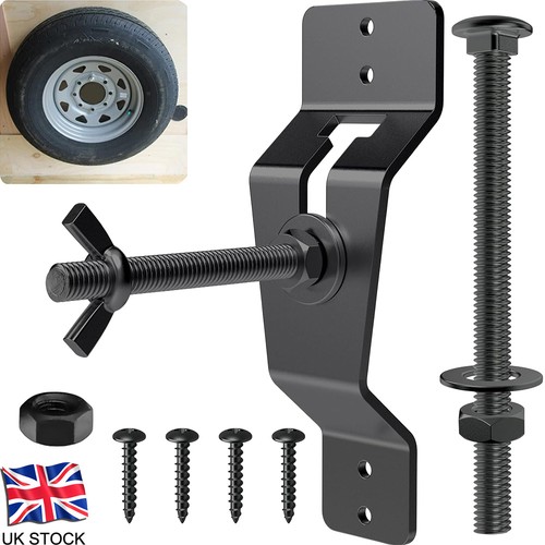 Wall mounted spare tire rack - mounted,