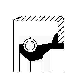 New shaft seal - seal,, differential