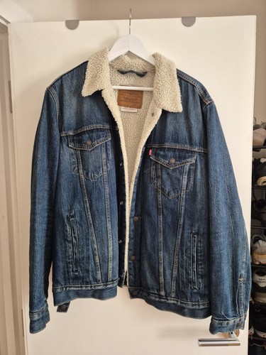 Levi denim borg jacket - levi's,