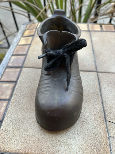 Vintage heavyweight brass boot - vintage,