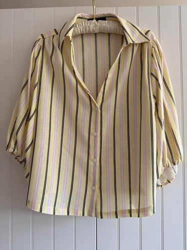 Zara blouse yellow and - blouse,,