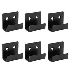 6x U Shaped Brackets Flat