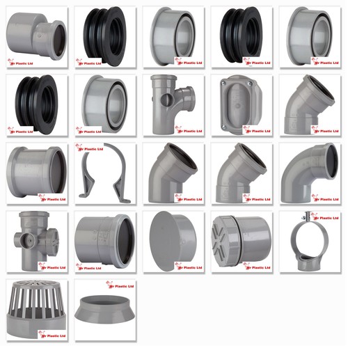 Polypipe 82mm push fit - 3",
