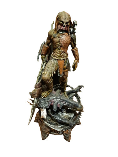 Alien predator statue 15 - alien,