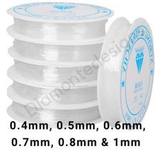 Clear Nylon Beading Elastic