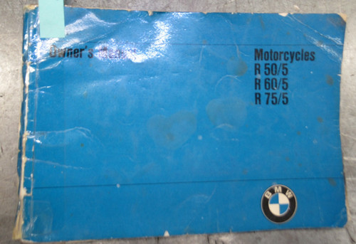 Bmw airhead owners manual book - owners,